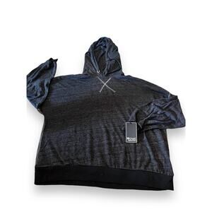 Michael Lauren Revolve Womens Hoodie Charcoal Gray Short Oversized Size Small